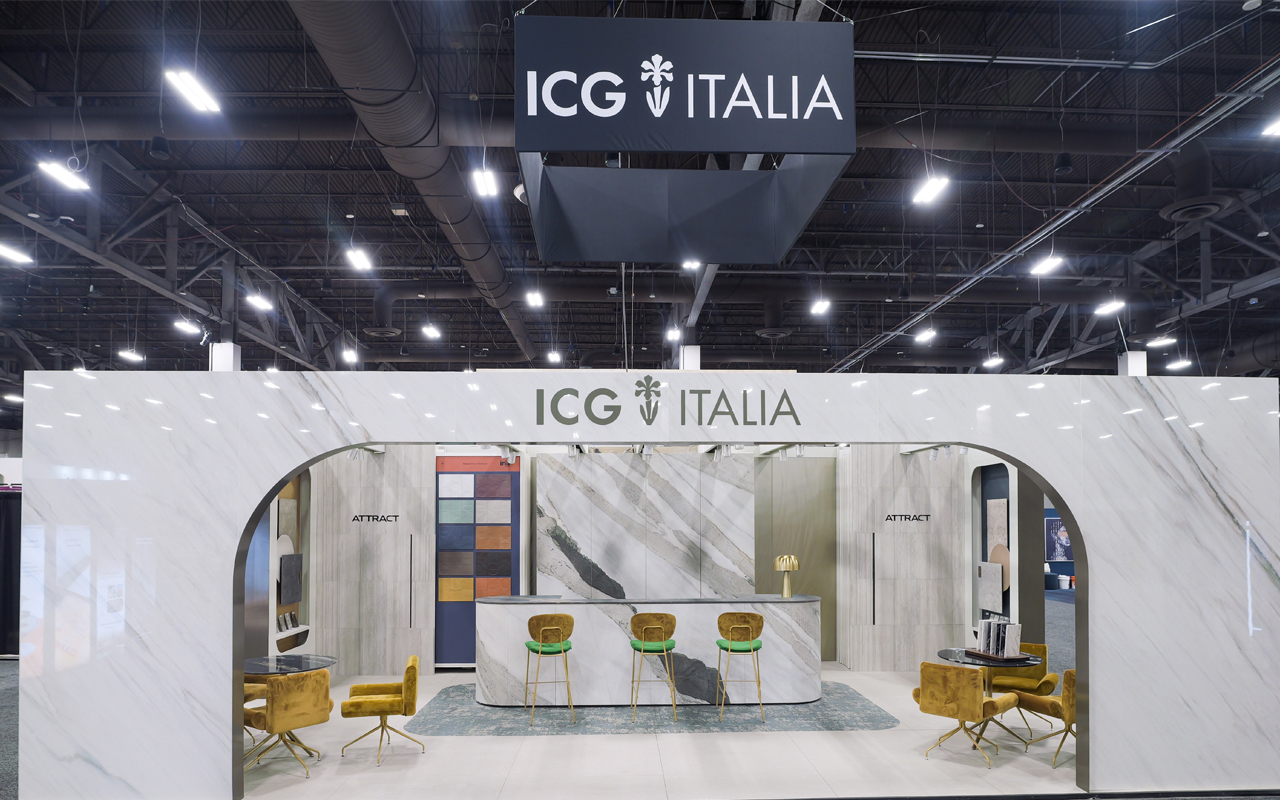 REBRANDED ICG ITALIA MAKES ITS DEBUT WITH SOPHISTICATED PORCELAIN PORTFOLIO AT HD EXPO 2O24